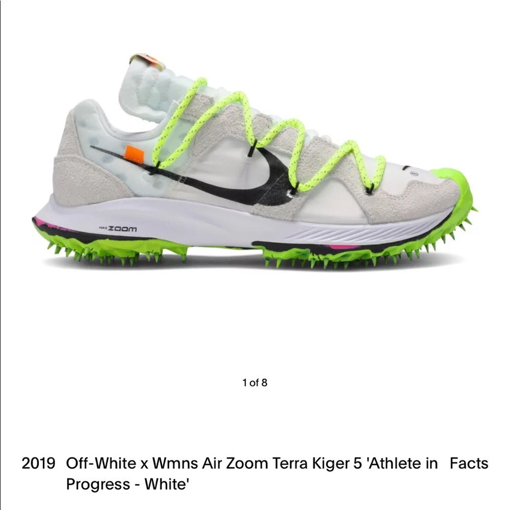 2019 Off-White x Wmns Air Zoom Terra Kiger 5 'Athlete in Progress - White'